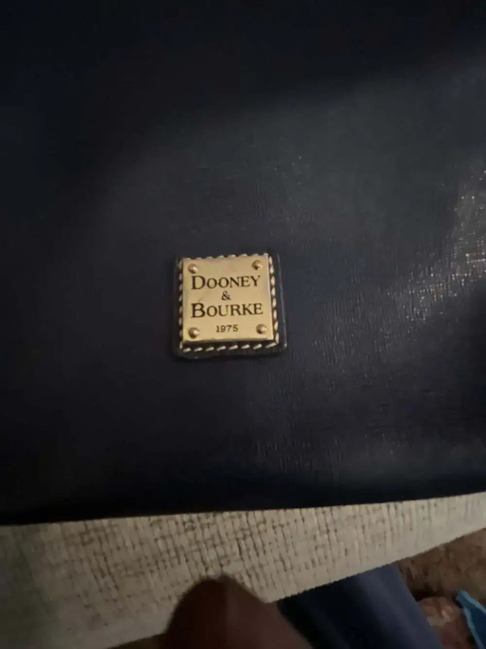 Dooney & Bourke Lexi Crossbody Bag Blue Saffiano Leather